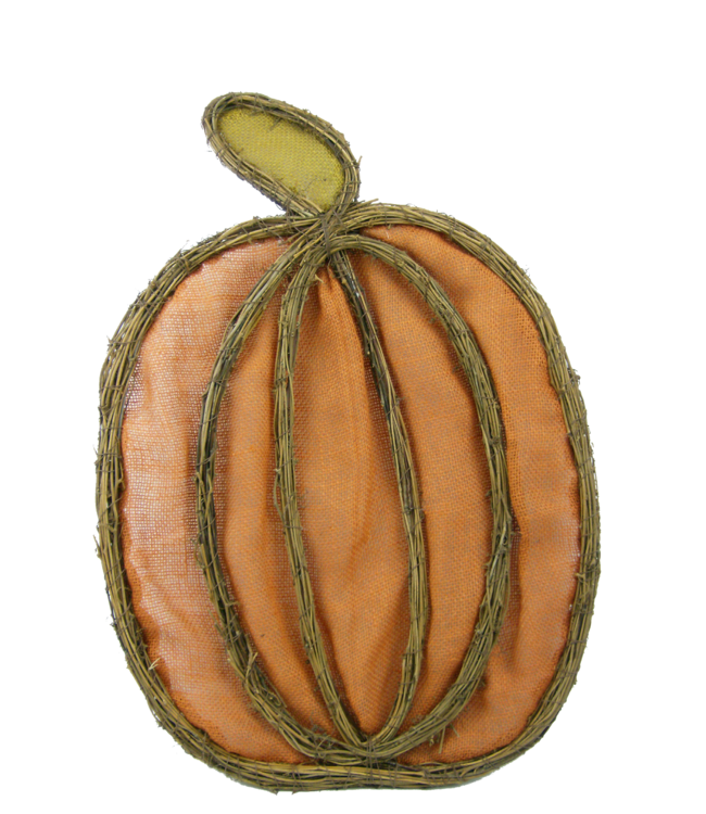 Burlap Pumpkin Twig Form