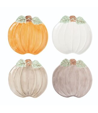 Dol Glazed Pumpkin Shaped Plate