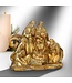 8.5" Resin Golden Nativity Scene