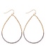 Long Dainty Beaded Teardrop Earrings