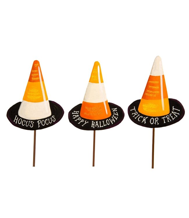 THE ROUND TOP COLLECTION Candy Corn Witch Hat