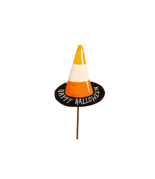 THE ROUND TOP COLLECTION Candy Corn Witch Hat