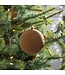 Chestnut Flocked Ornament