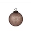 Matte Champagne Glass Ball Ornament