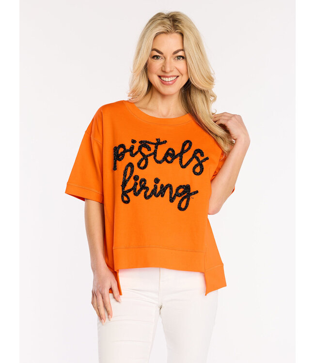 The Glitter Script Boxy Top