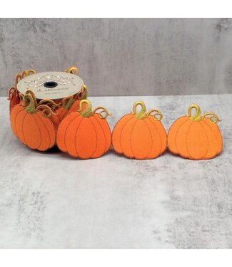4” X 5yds Pumpkin Garland, Orange