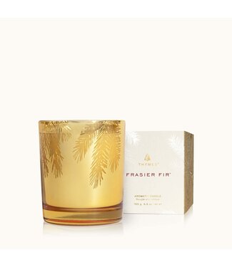 6.5 oz Frasier Fir Gilded Gold Poured Candle