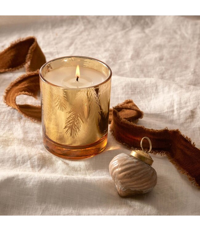 6.5 oz Frasier Fir Gilded Gold Poured Candle