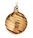 3.5" Heavy  Glass Ball Ornament