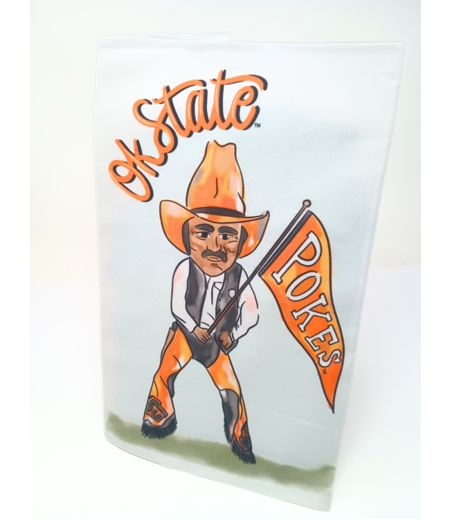 Oklahoma State Mascot Tea Towel