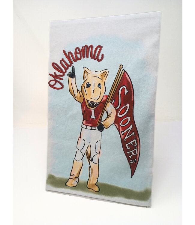 Oklahoma Mascot Tea Towel