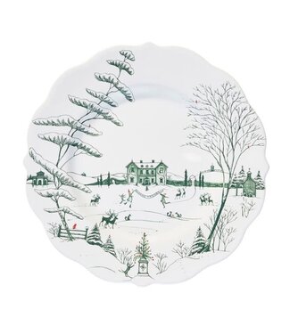 JULISKA Country Estate Winter Frolic Dinner Plate - Evergreen