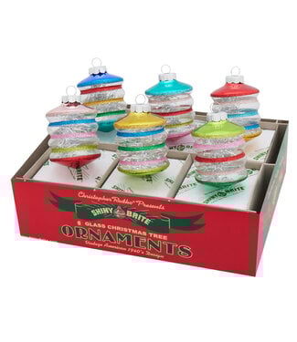 Christmas Confetti 6 Count 3.25" Lanterns