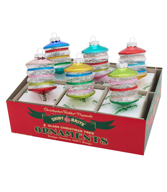 Christmas Confetti 6 Count 3.25" Lanterns