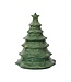 JULISKA Berry & Thread Christmas Tree Cookie Jar With Lid - Basil