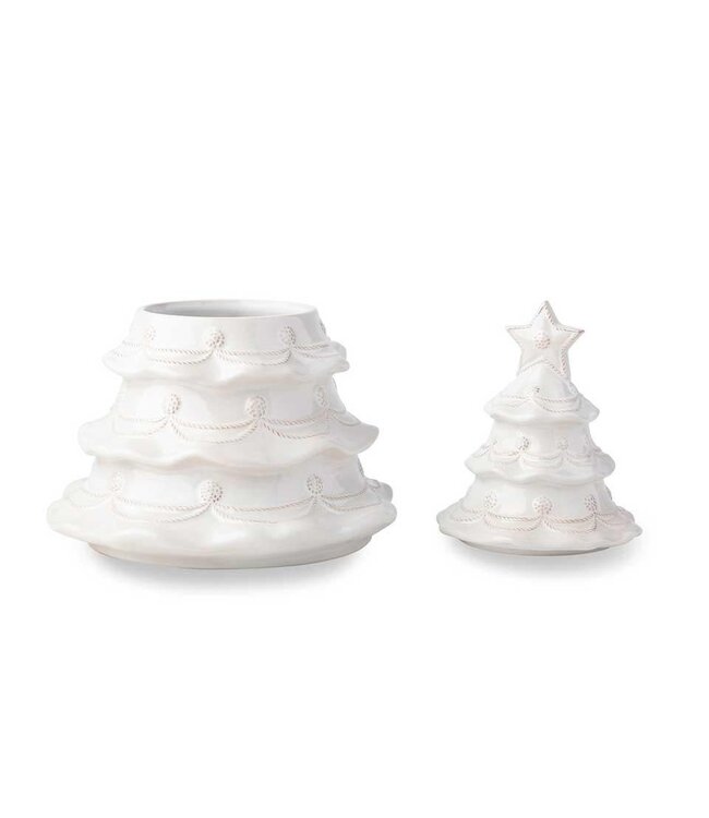 JULISKA Berry & Thread Whitewash Christmas Tree Cookie Jar