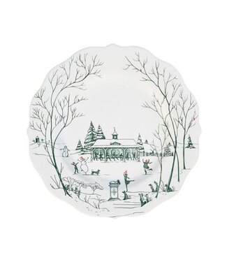 JULISKA Country Estate Winter Frolic Evergreen Salad Plate