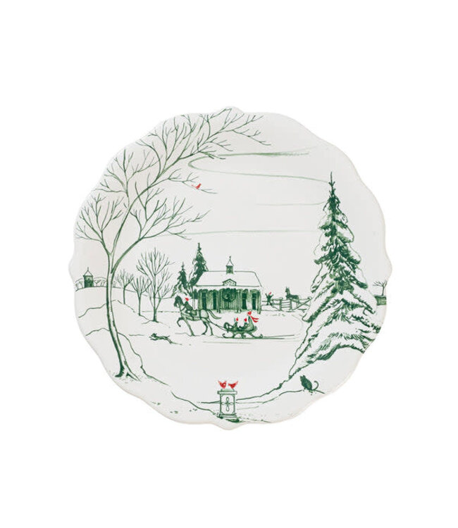 JULISKA Country Estate Winter Frolic Party Plate - Evergreen
