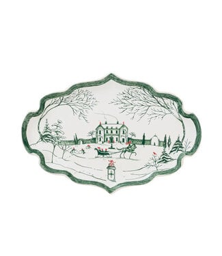 JULISKA Country Estate Winter Frolic 7" Tray- Evergreen