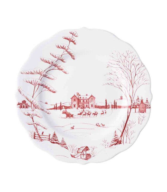 JULISKA Country Estate Winter Frolic Dinner Plate