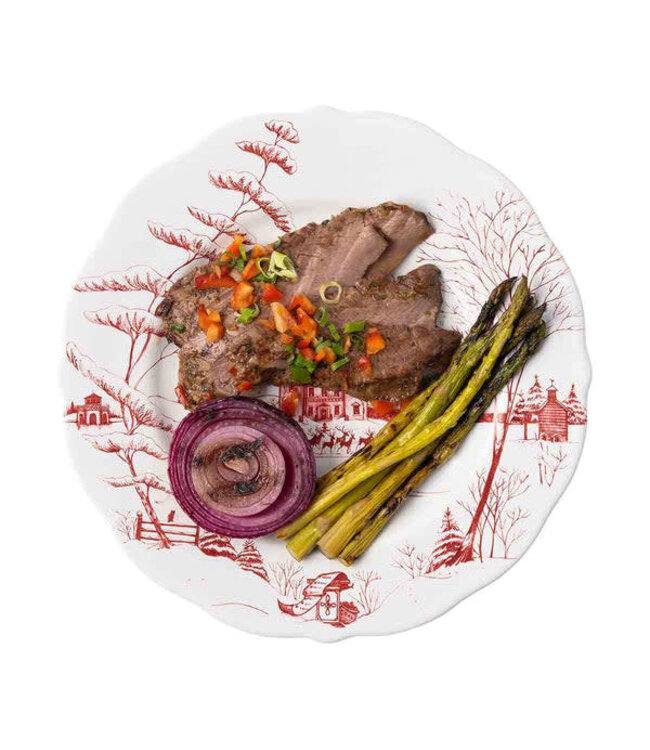 JULISKA Country Estate Winter Frolic Dinner Plate