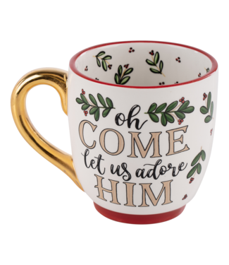 Let Us Adore Him Mug