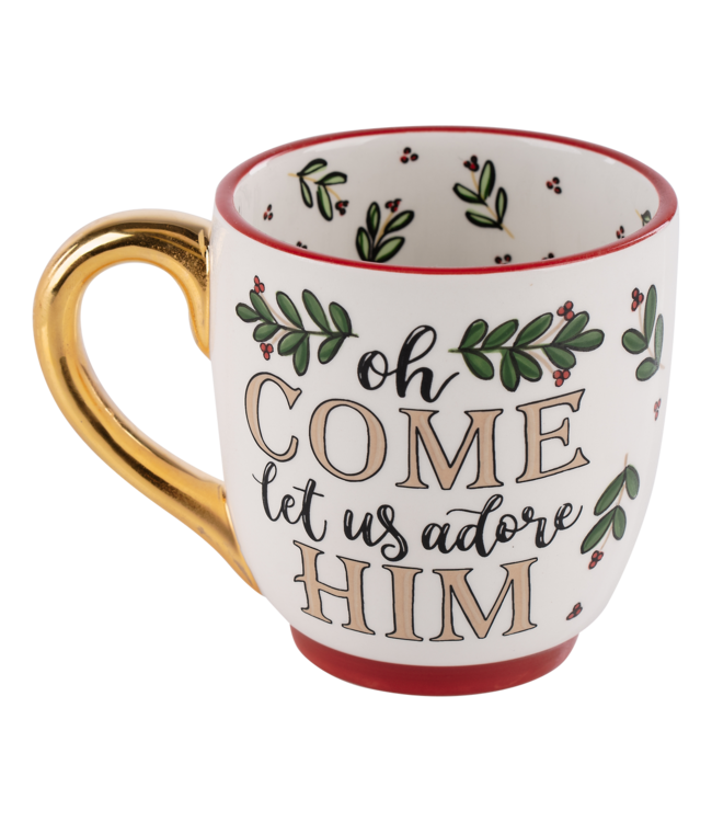Let Us Adore Him Mug