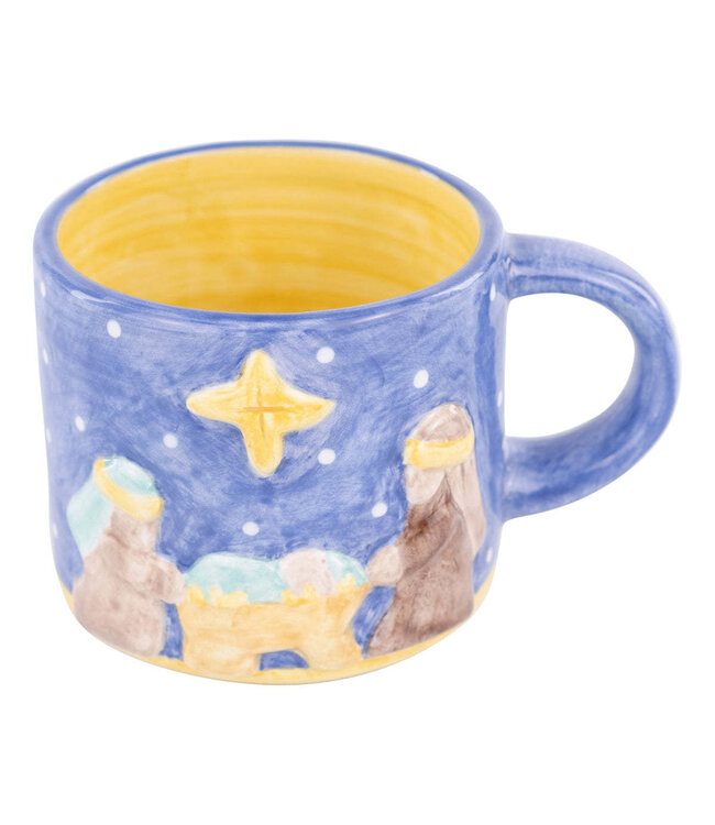 Oh Holy Night Nativity Relief Mug