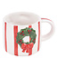 Merry & Bright Wreath Mug