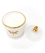 DRAGONFLY FRAGRANCES Bella Candle - White & Gold
