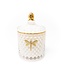 DRAGONFLY FRAGRANCES Bella Candle - White & Gold