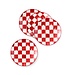 MACKENZIE CHILDS Cherry Check Appetizer Plates - Sold Individually