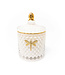 DRAGONFLY FRAGRANCES Bella Candle - White & Gold