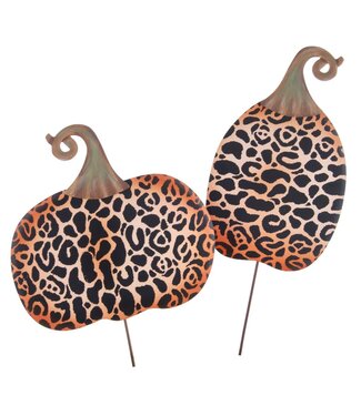 THE ROUND TOP COLLECTION Leopard Pumpkin - Sold Individually