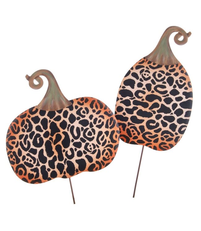 THE ROUND TOP COLLECTION Leopard Pumpkin - Sold Individually