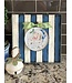 THE ROUND TOP COLLECTION Blue & White Striped Mini Gallery Display Board