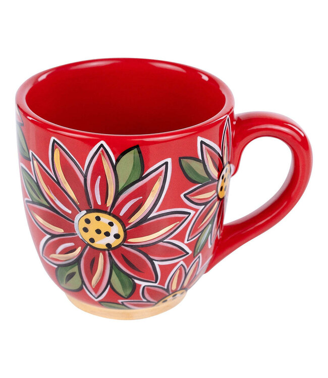 Poinsettia Mug