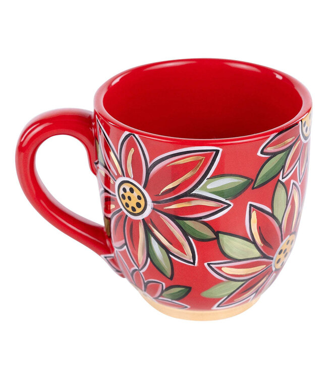 Poinsettia Mug