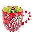Red & White Holly Ornament Mug