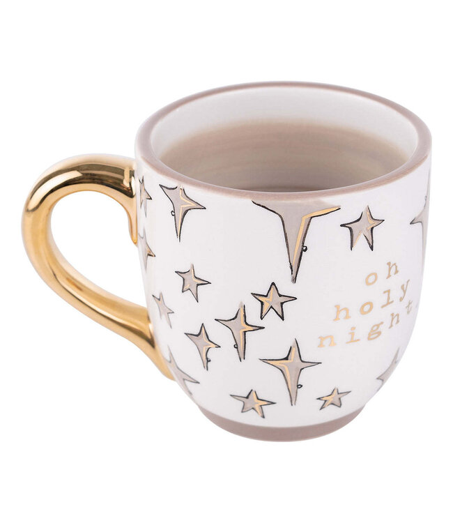 Gold Star Oh Holy Night Mug