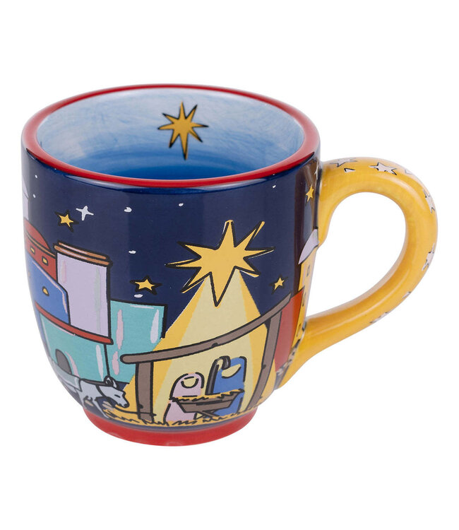 Colorful Nativity Jumbo Mug