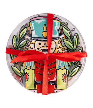 Holly Jolly Nutcracker Coaster