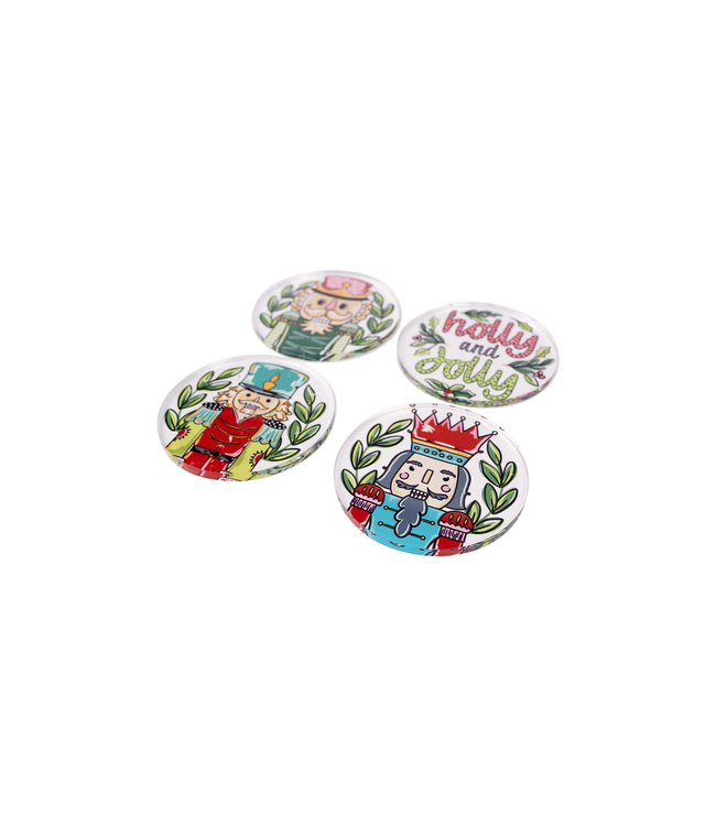 Holly Jolly Nutcracker Coaster