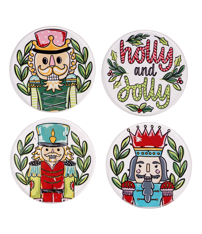 Holly Jolly Nutcracker Coaster