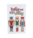 Holly Jolly Nutcracker Tea Towel