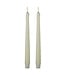 11.5 Inch Cream LED Drip Taper Candles with Timer - Sold as Set