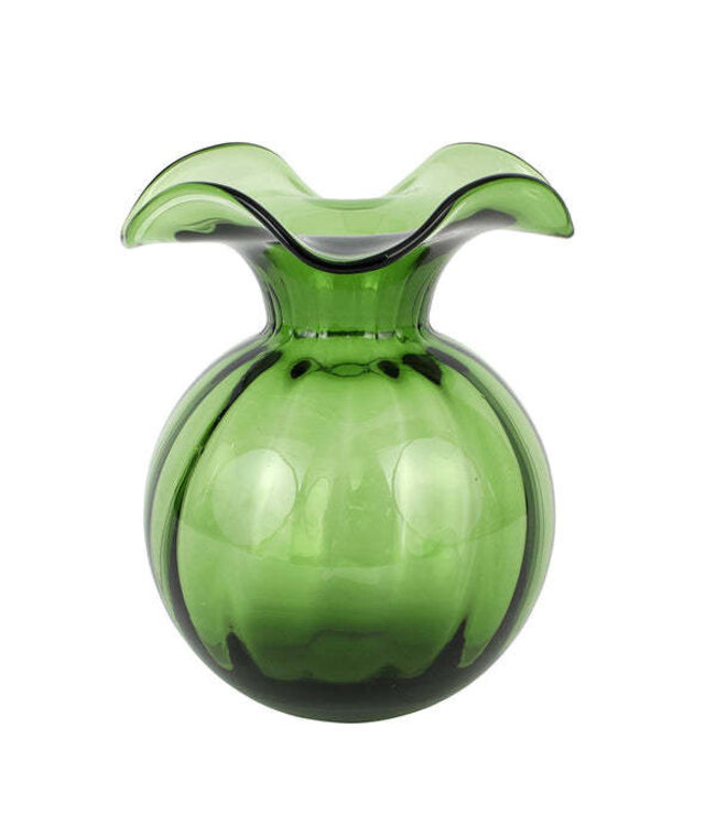 VIETRI Hibiscus Glass Medium Fluted Vase