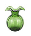 VIETRI Hibiscus Glass Medium Fluted Vase