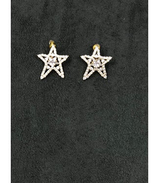 Crystal Star Earrings