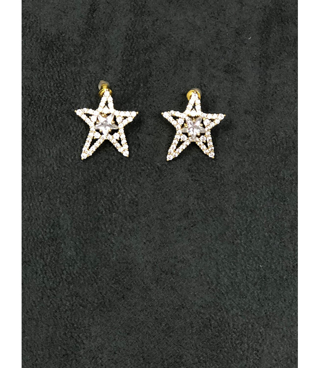 Crystal Star Earrings
